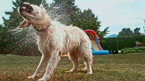 A puppy who likes clean