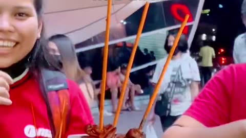 Night Date | Eating a Filipino street food in Dubai | Have Fun🤣
