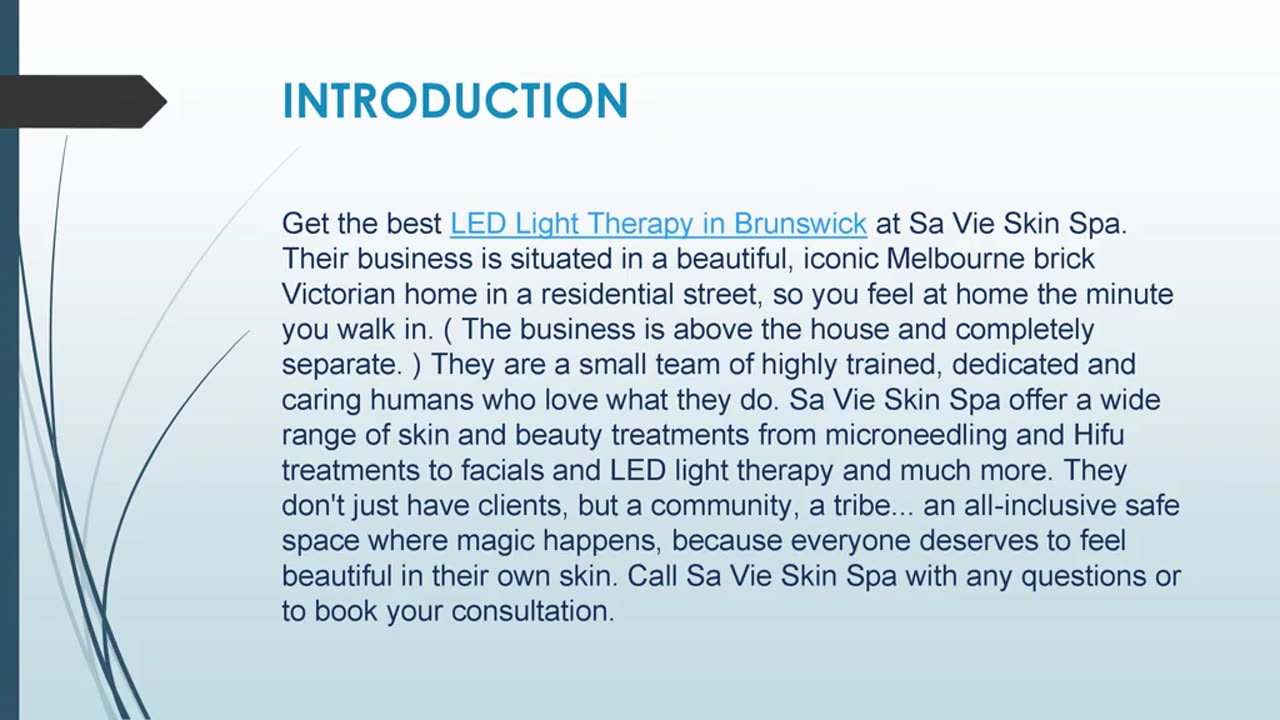 Get the best LED Light Therapy in Brunswick