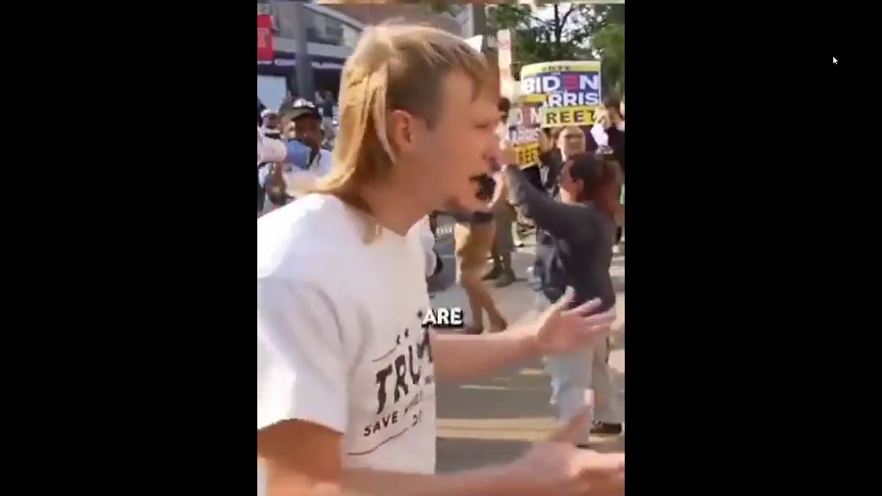 Man Pretends to be Both a Trump and Biden Support in Both Camps, Gets Different Reactions