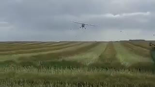 Meal Drop From a Plane