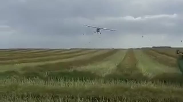 Meal Drop From a Plane