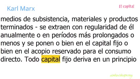 Karl Marx - El capital 10/41