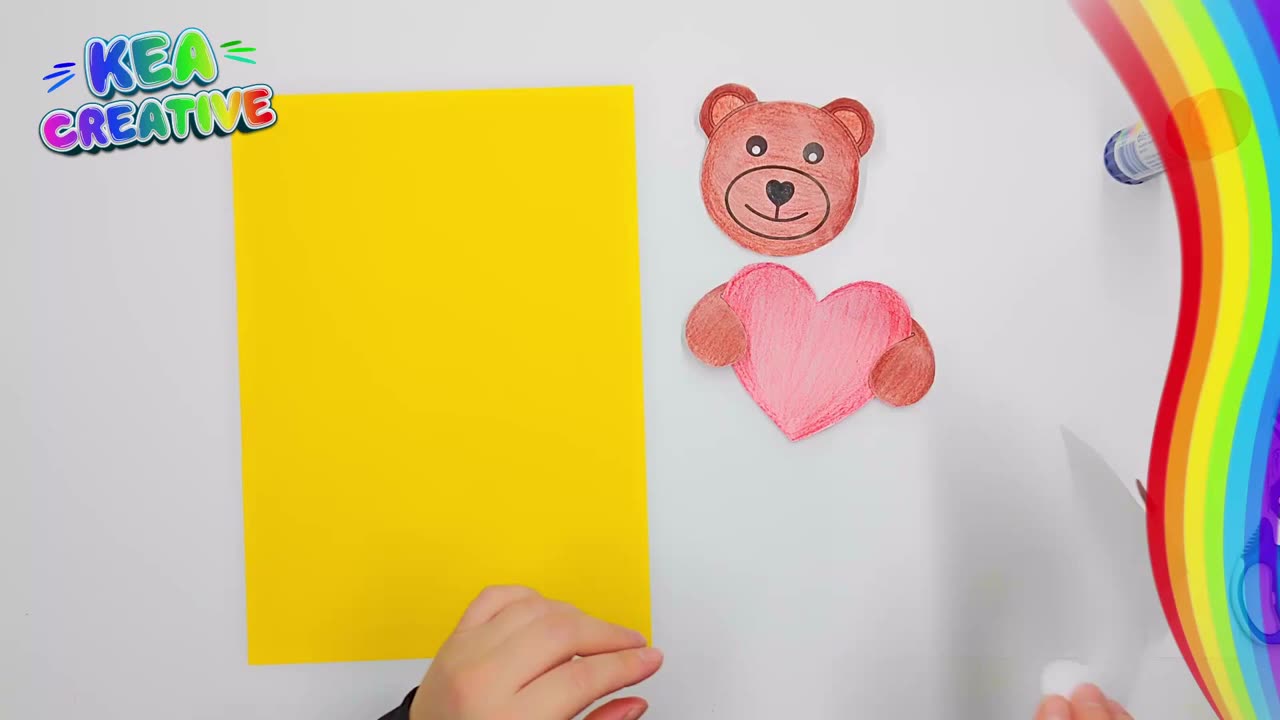 Teddy Bear - Color, cut and create the bear Teddy Heart - FREE images HD Download👇