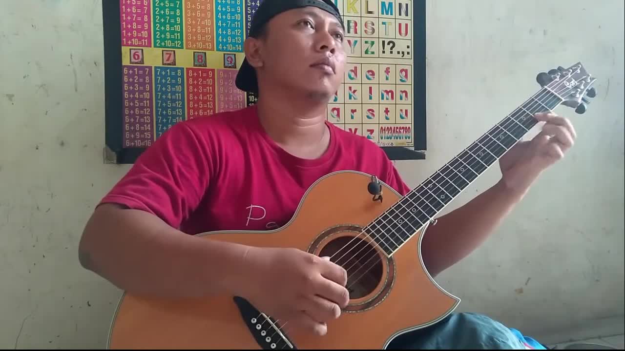 Local Indonesian Guy Play Bon Jovi guitar!! Awsome!!!