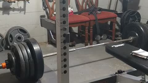 445 x 1 mixed grip deadlift