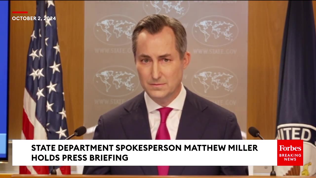 State Department Spokesperson Responds To Reporter Questions On Israels Incursion Into Lebanon