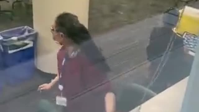 Vaccine clinic in Toronto is completely empty.