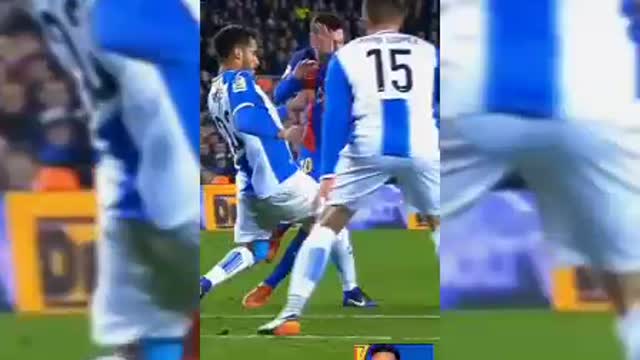 Rare video of Messi displaying his skills