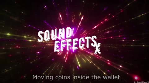 Moving coins inside the wallet [Sound Effects X]