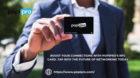 Boost Connections with PopiPro’s NFC Card for Business