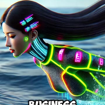 Weekend Waves Business Meets the Beach with AI Mermaid #rachael