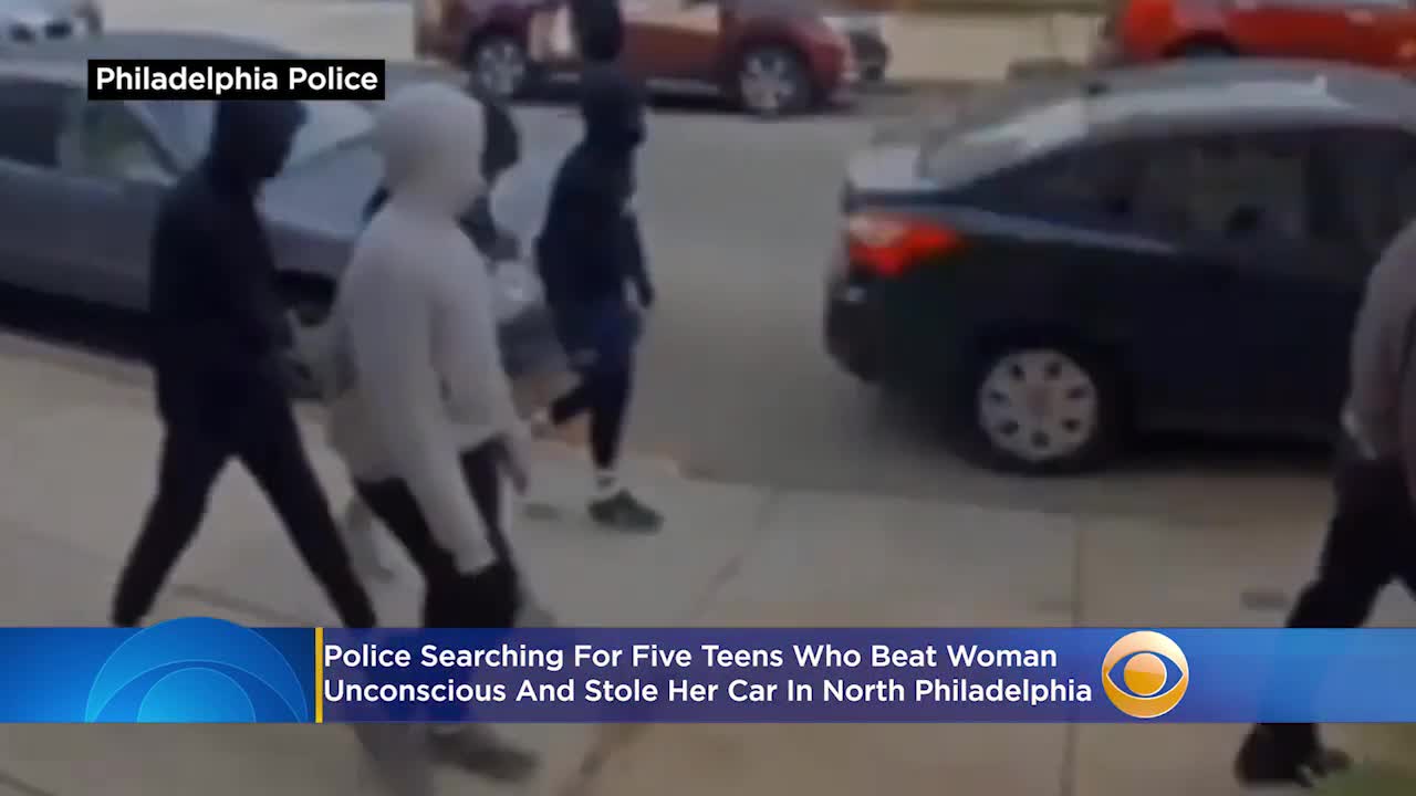 Police: 5 Teens Beat Woman Unconscious, Steal Car In North Philadelphia