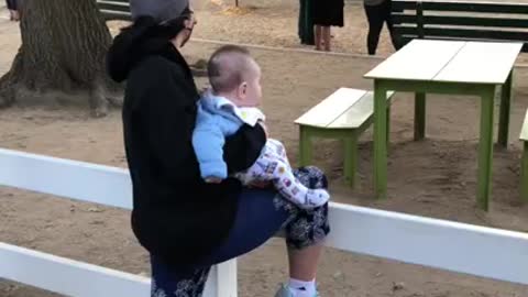 Cute baby and funny baby Playing