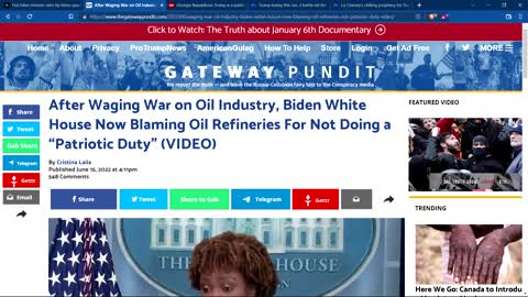 Biden Admin wages war on oil industries