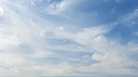 Early Morning Chemtrails Reflecting in the River