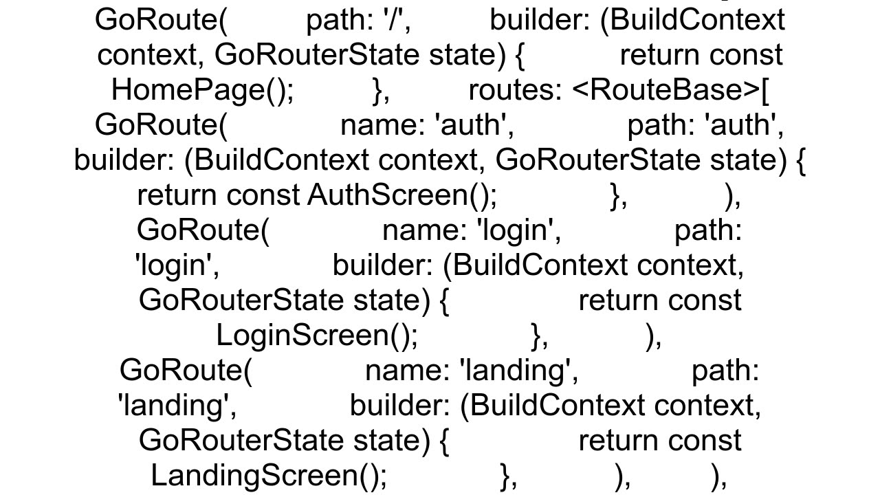 How to clear go_router navigation history in redirect method