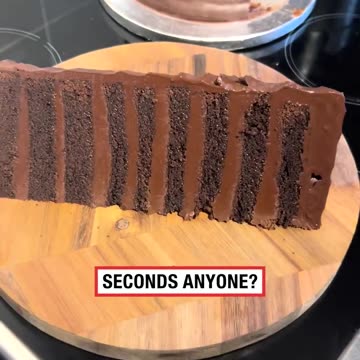 The most satisfying slice of cake