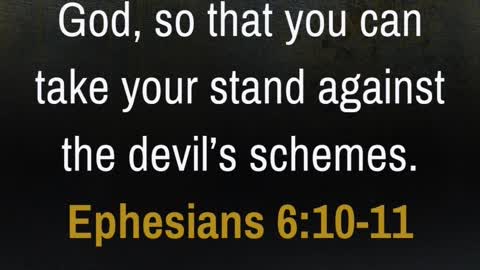 URGENT: Put on the Full Armor of God