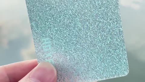 glitter acrylic