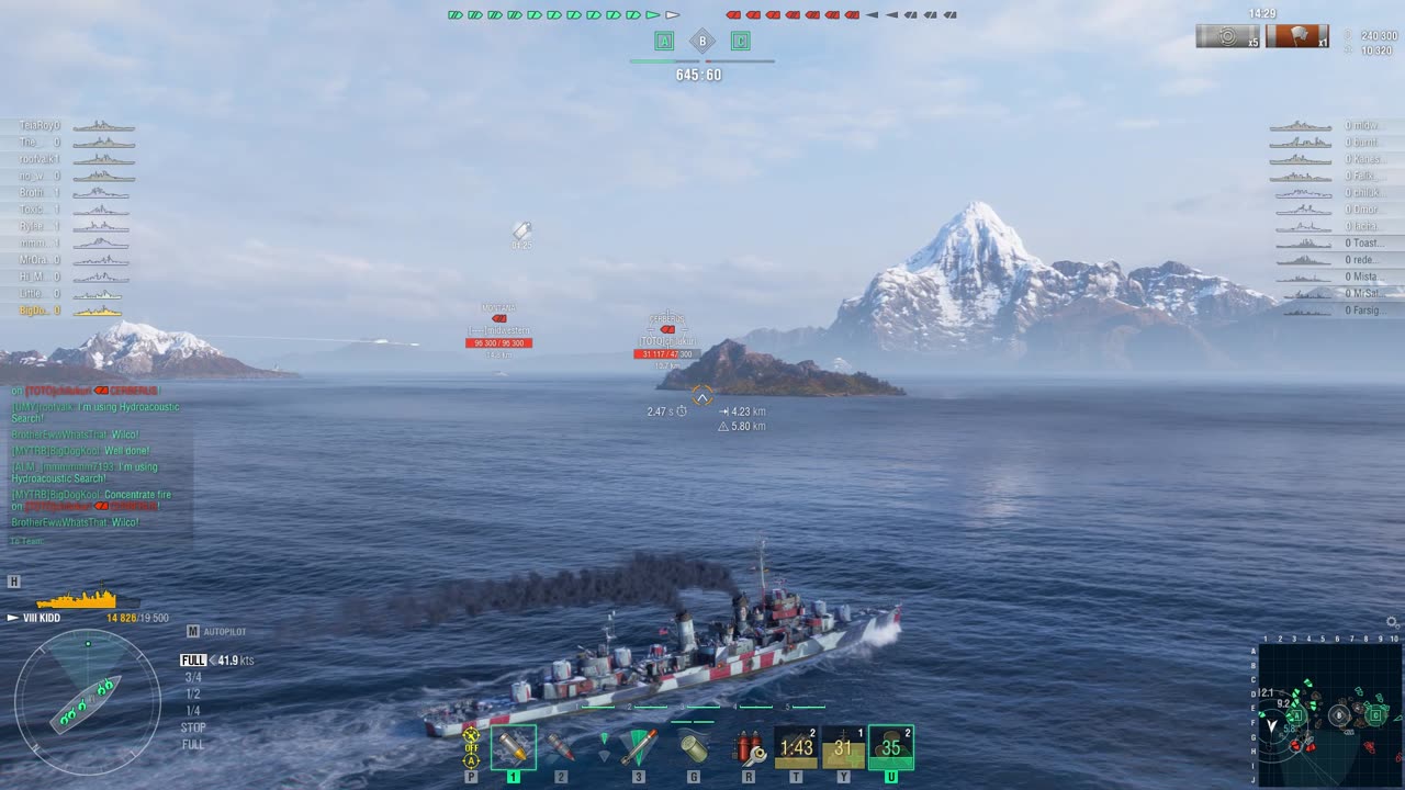 World of Warships in the Kidd