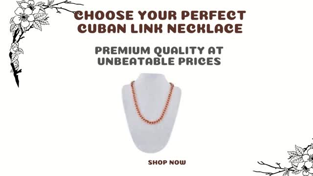 Pure Copper Cuban Link Necklace