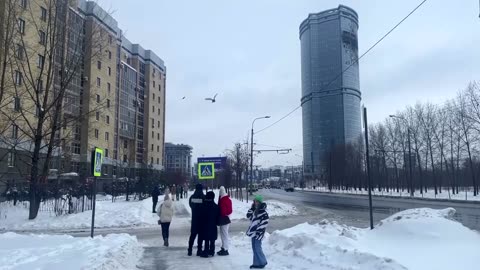 Drone hits residential building in Russia's Kazan