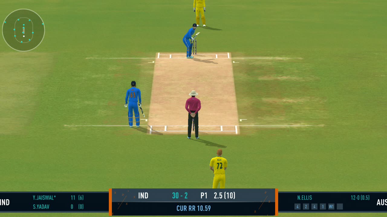 india vs australia part-1 gameplay