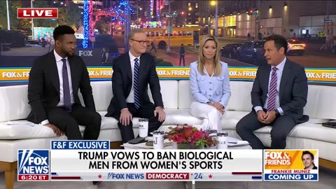 Trump vows to ban biological men from women's sports