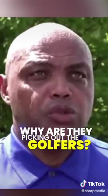 Charles Barkley calling out the hypocrisy of those criticizing anyone taking money from LIV Golf.