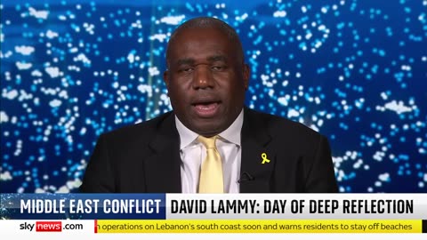 David Lammy: 'UK could not endorse a full arms embargo to Israel'