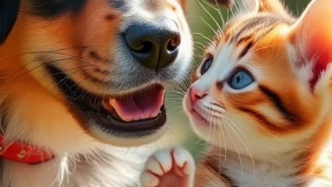 Dogs Meet Kittens for the First Time