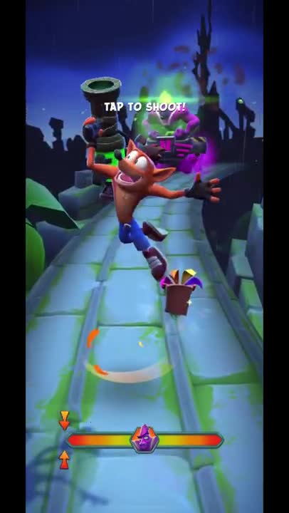 Oxide Nitrus Brio Battle Run Gameplay On Road To Ruin - Crash Bandicoot: On The Run!