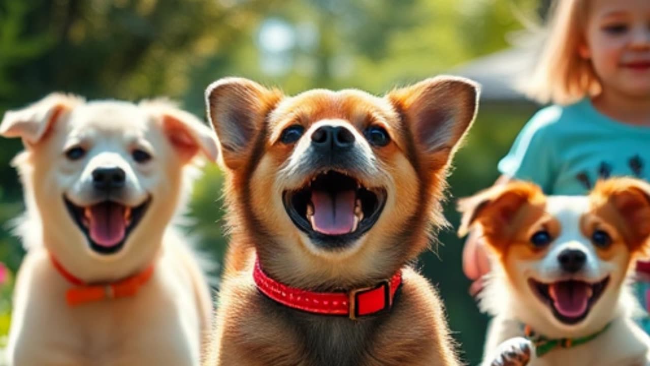 Kids Dress Their Pets for a Tea Party