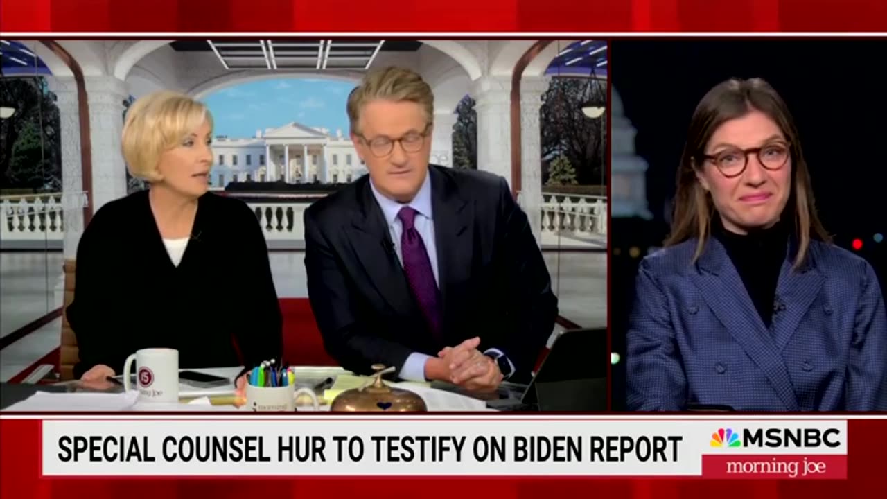 Mika Brzezinski Tries To Shush Husband Joe As He Rants About Hur Report