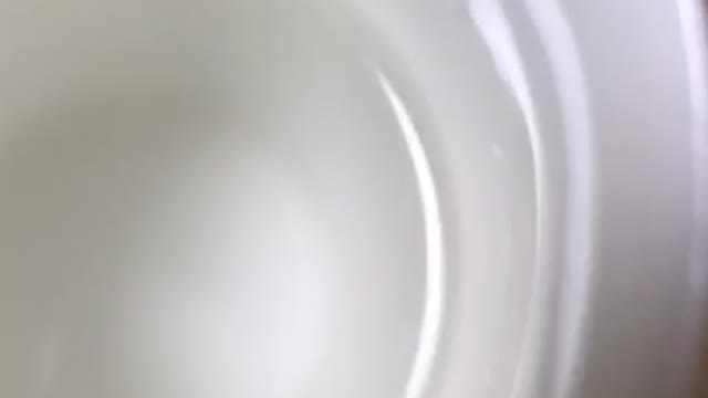 water in the cup