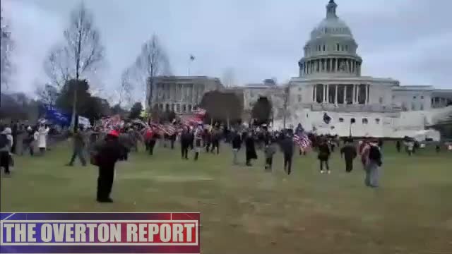 January 6th, Footage of The Overton Group Stepping Onto Capitol Grounds