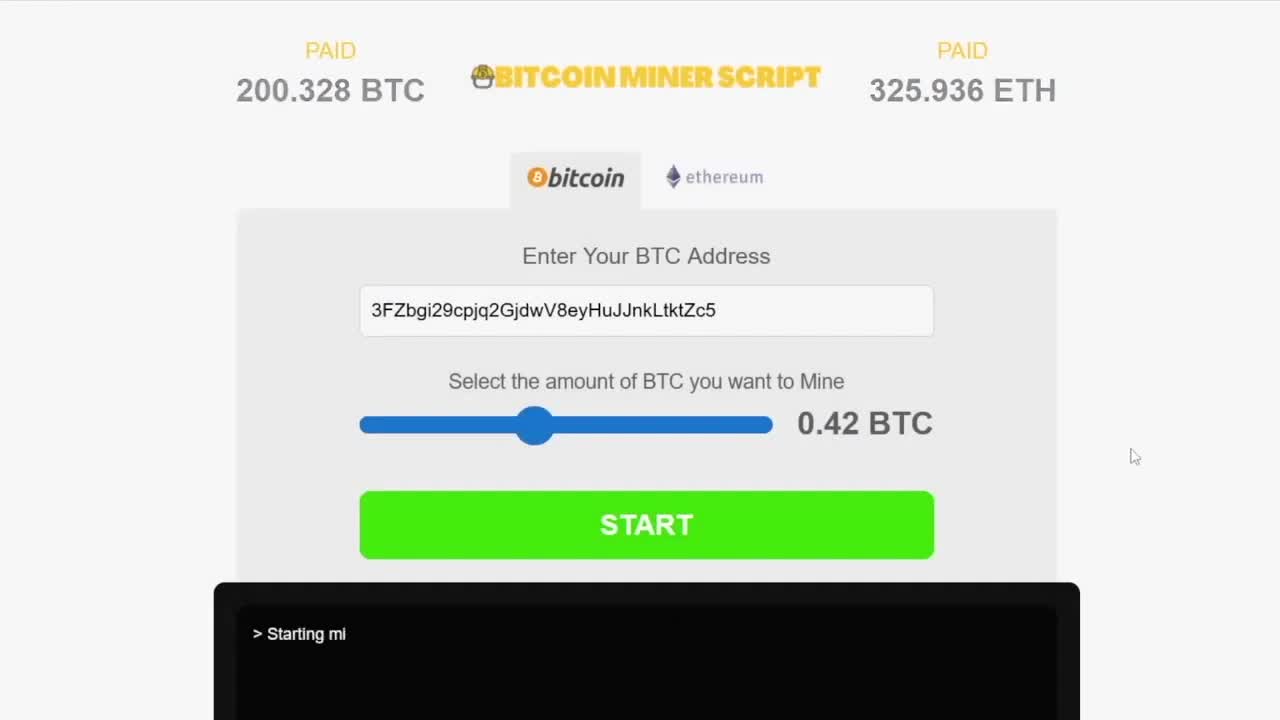 BitcoinMinerScript.com - How To Earn 1 Bitcoin?