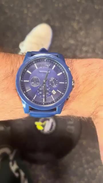 Blue Watch For The Workout