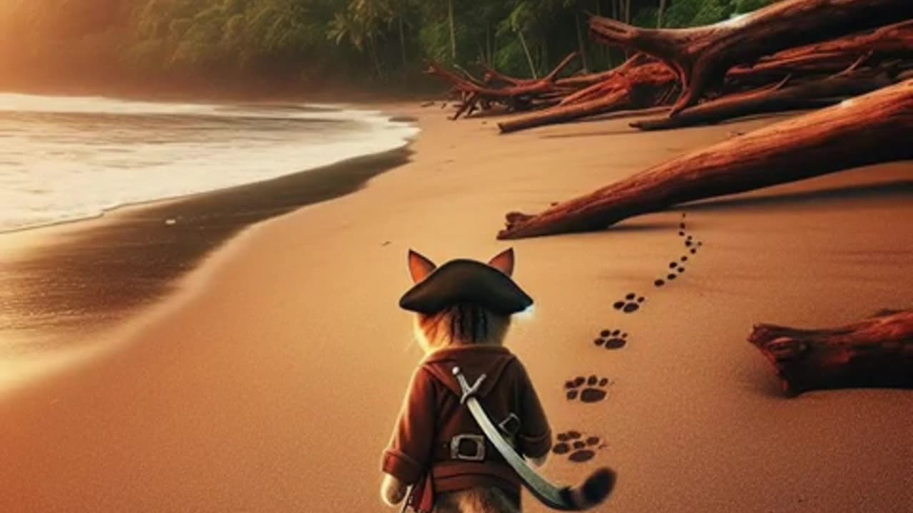 🏝️🐱 Paws and the Lost Island Treasure Hunt 🗺️💎