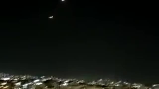 Iron dome takes down rockets fired from Gaza over central Isreal