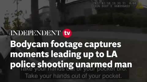 Bodycam captures LAPD shooting man in the back after admitting he was unarmed