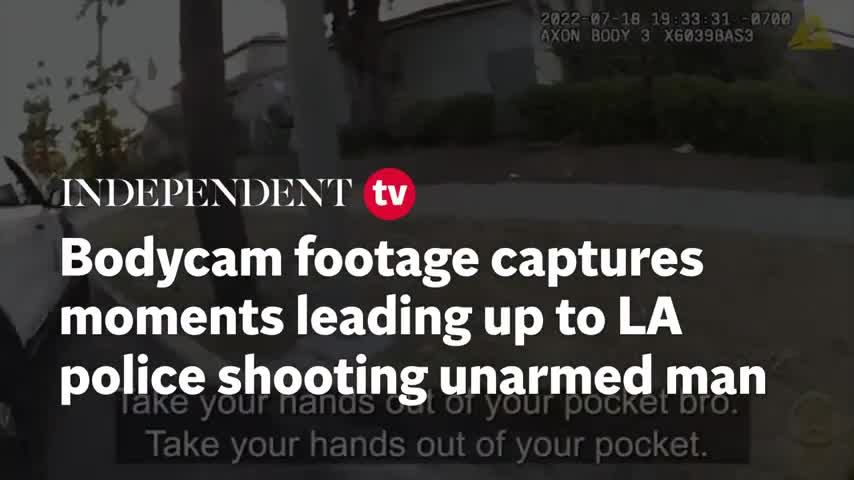 Bodycam captures LAPD shooting man in the back after admitting he was unarmed