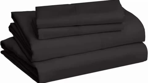 Soft Black Bedsheet