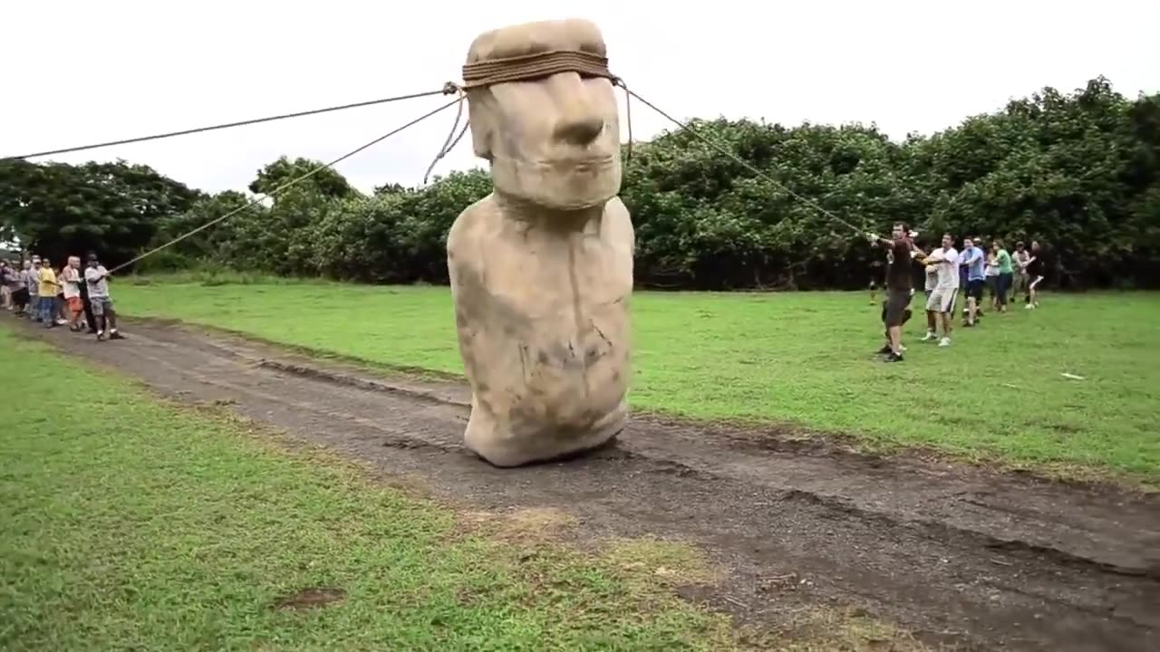 How Did The People Of Easter Island Move The Large And Heavy Moai Statues?