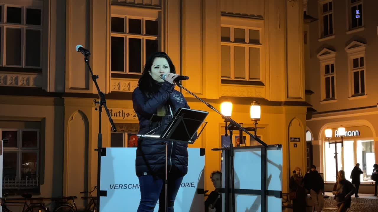 Greifswald: Rede einer ehemaligen Mitarbeiterin im Gesundheitsamt 21-02-2022