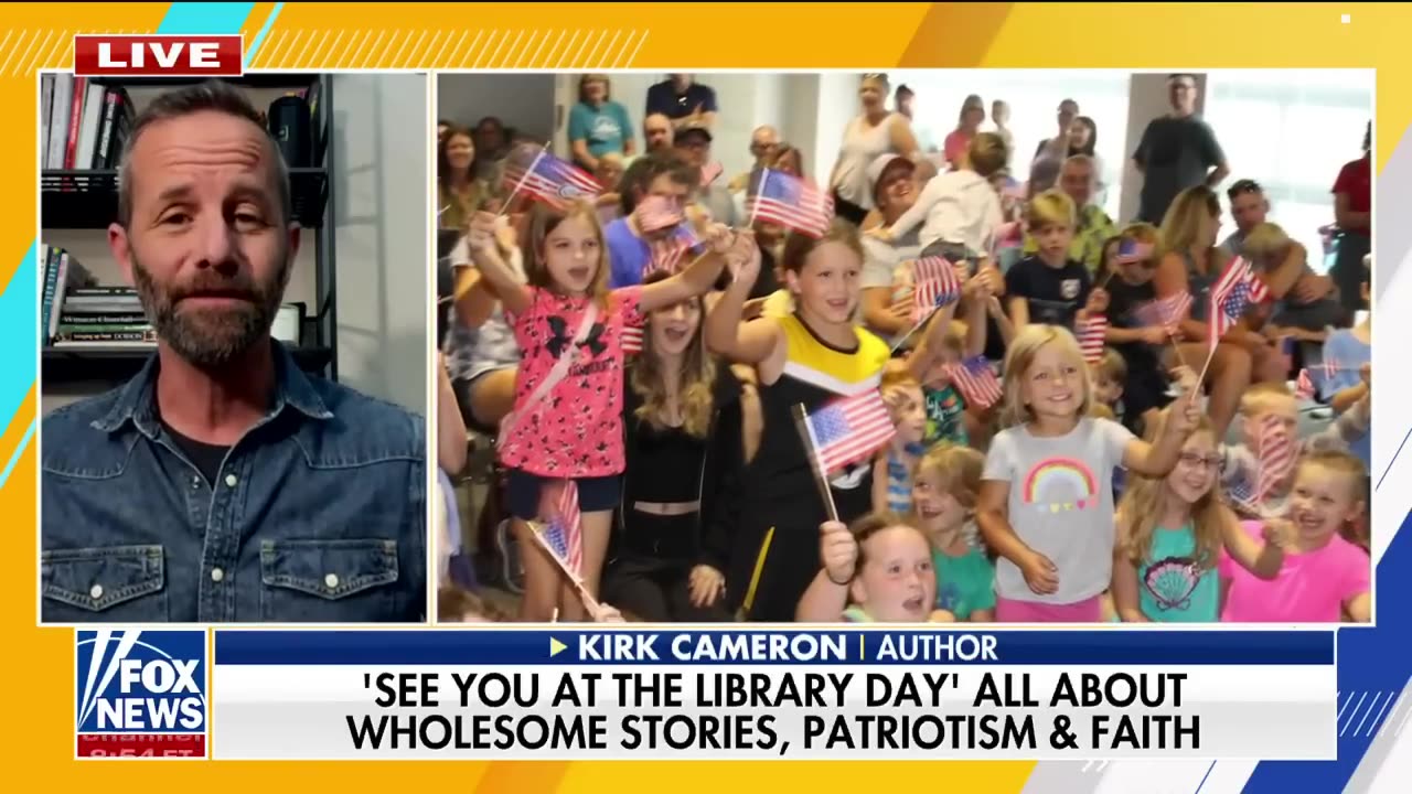 'SEE YOU AT THE LIBRARY': Kirk Cameron and BRAVE Books bring wholesome stories to kids