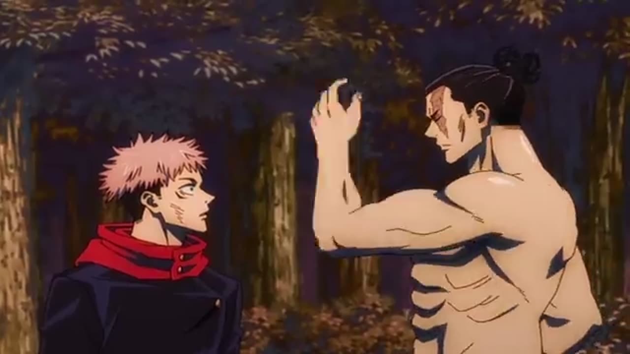 Jujutsu Kaisen highlights in Episode 19 __ Itadori ,Toudo VS Hanami is Shocked.