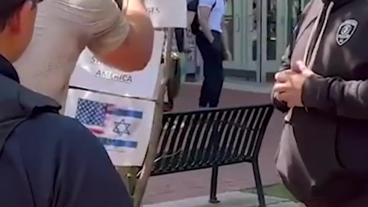 This disabled veteran was arrested at Rutgers University after posting anti-Hamas flyers on campus