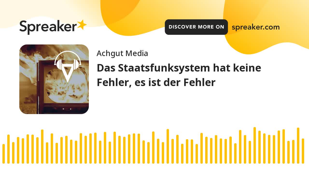 Das Staatsfunksystem hat keine Fehler. Es ist der Fehler